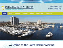 Tablet Screenshot of palmharbor-marina.com